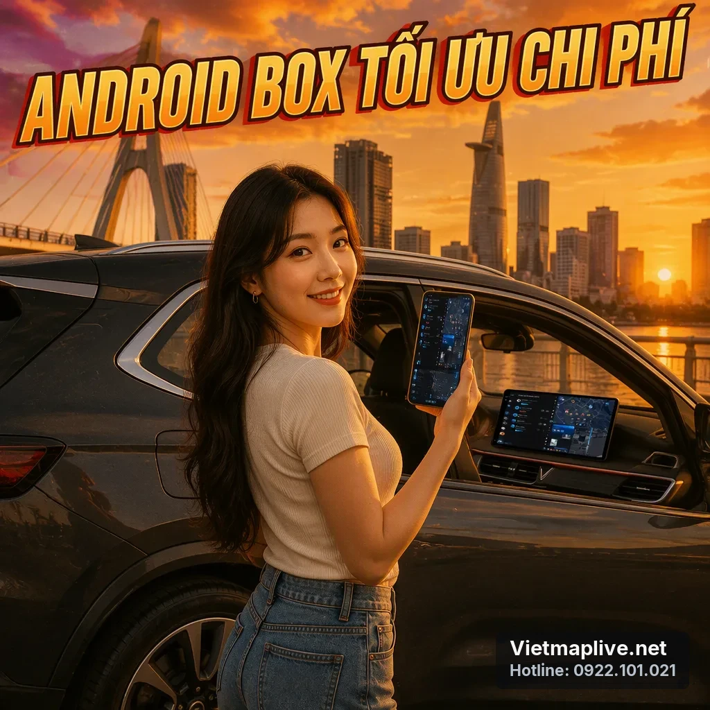 Android Box cho VietMap Live trên VinFast MPV 7