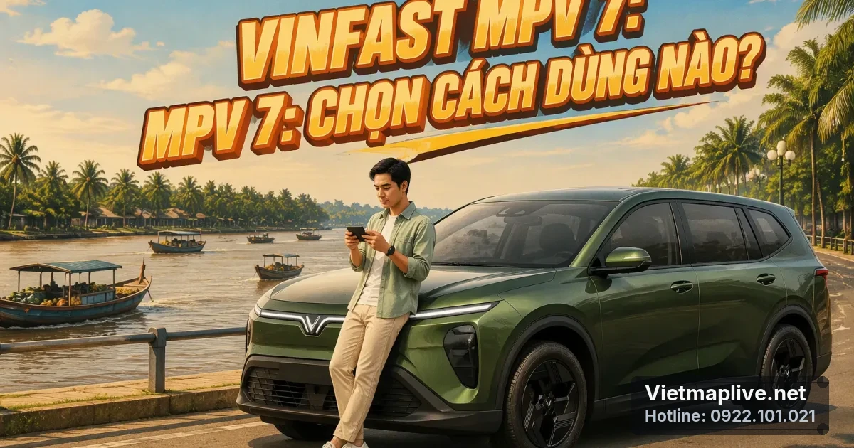 3 Cách Sử Dụng VietMap Live Cho VinFast MPV 7 Hiệu Quả Nhất