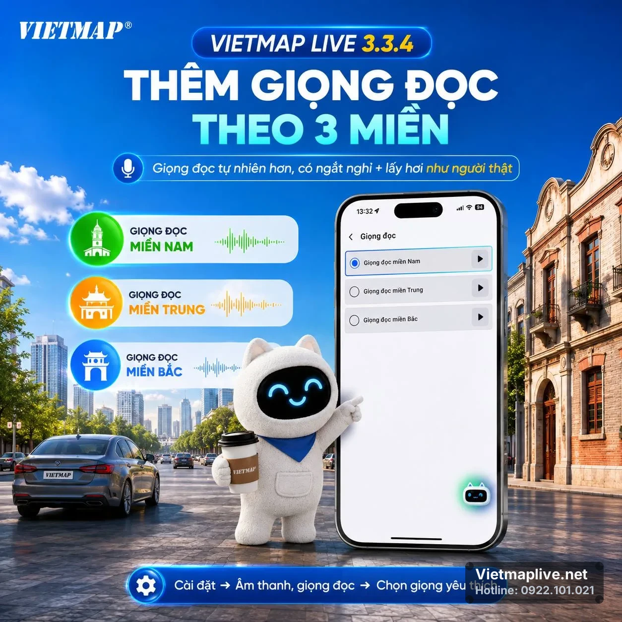 Tích hợp dẫn đường Google Maps vào VietMap Live phiên bản 3.3.4