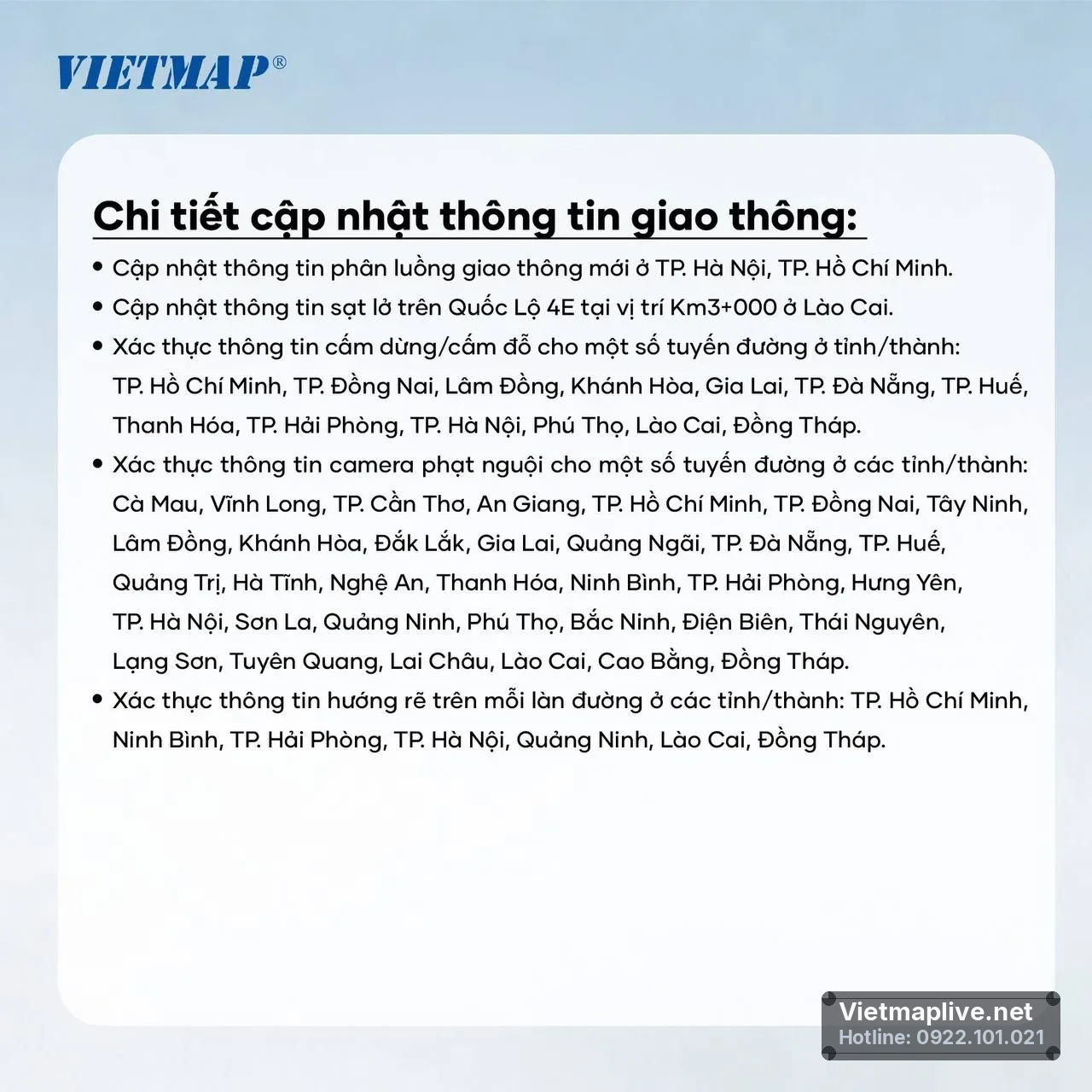 Đồng bộ dữ liệu giao thông qua Cloud trên điện thoại