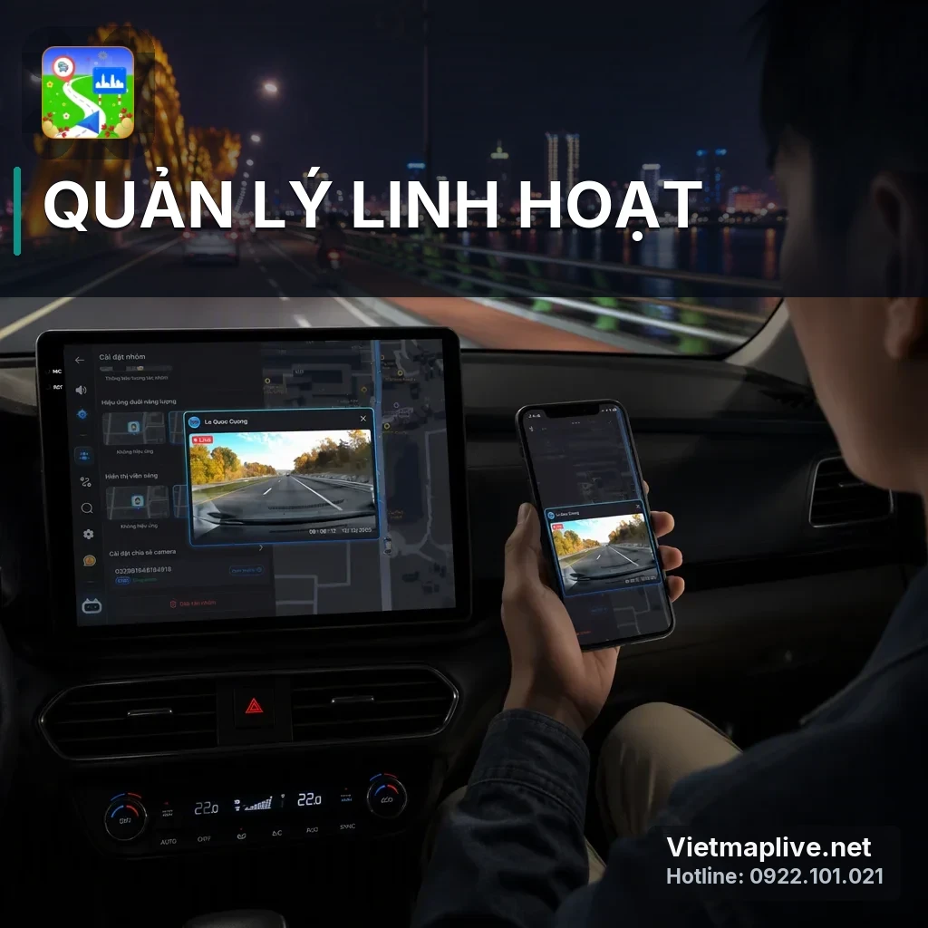 Chuyển đổi tài khoản VietMap Live giữa các thiết bị