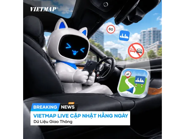 VIETMAP LIVE: CẬP NHẬT DỮ LIỆU GIAO THÔNG MỖI NGÀY – KHÔNG CÒN MỖI TUẦN NHƯ TRƯỚC NỮA