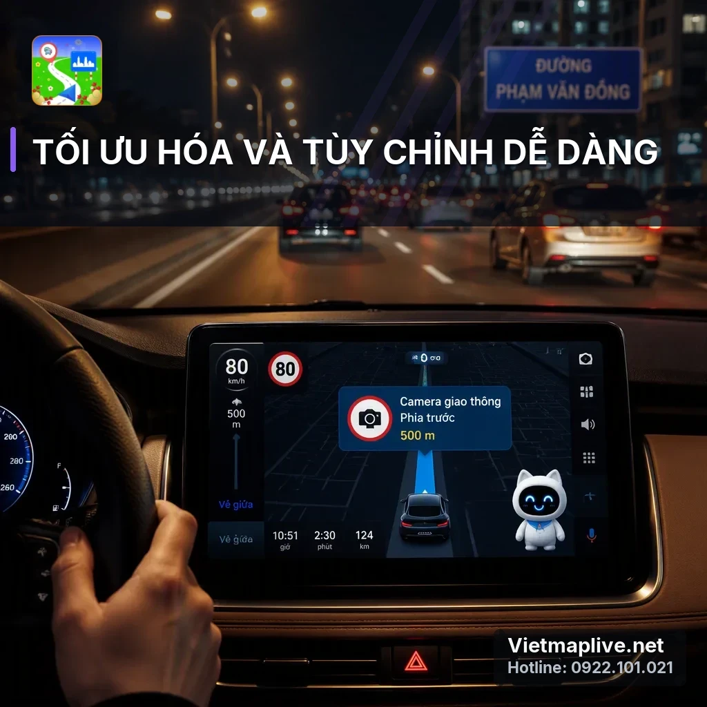 Hướng dẫn tùy chỉnh kích thước bong bóng Vietmap Live