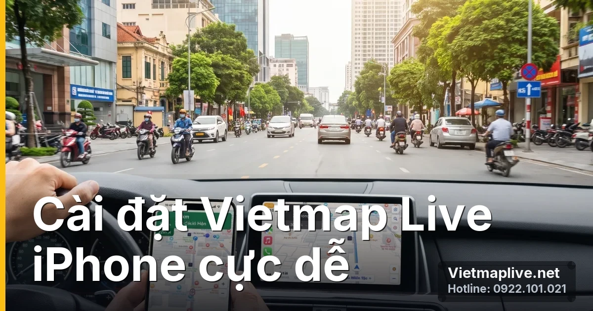 Hướng dẫn chi tiết cài đặt và sử dụng Vietmap Live iPhone
