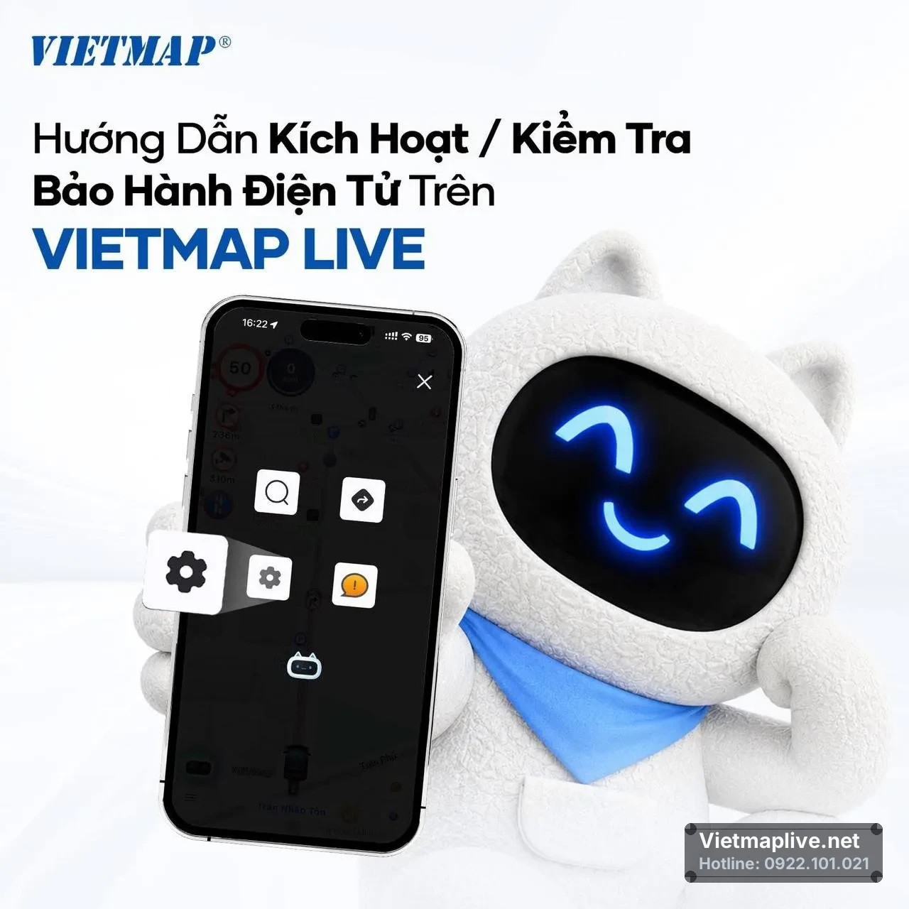 Hướng dẫn chi tiết kích hoạt bảo hành điện tử trên ứng dụng VietMap Live