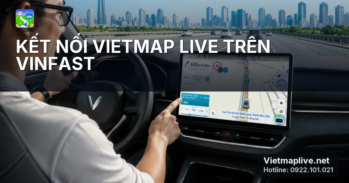 Hướng dẫn sử dụng VietMap Live trên xe điện VinFast hiệu quả nhất
