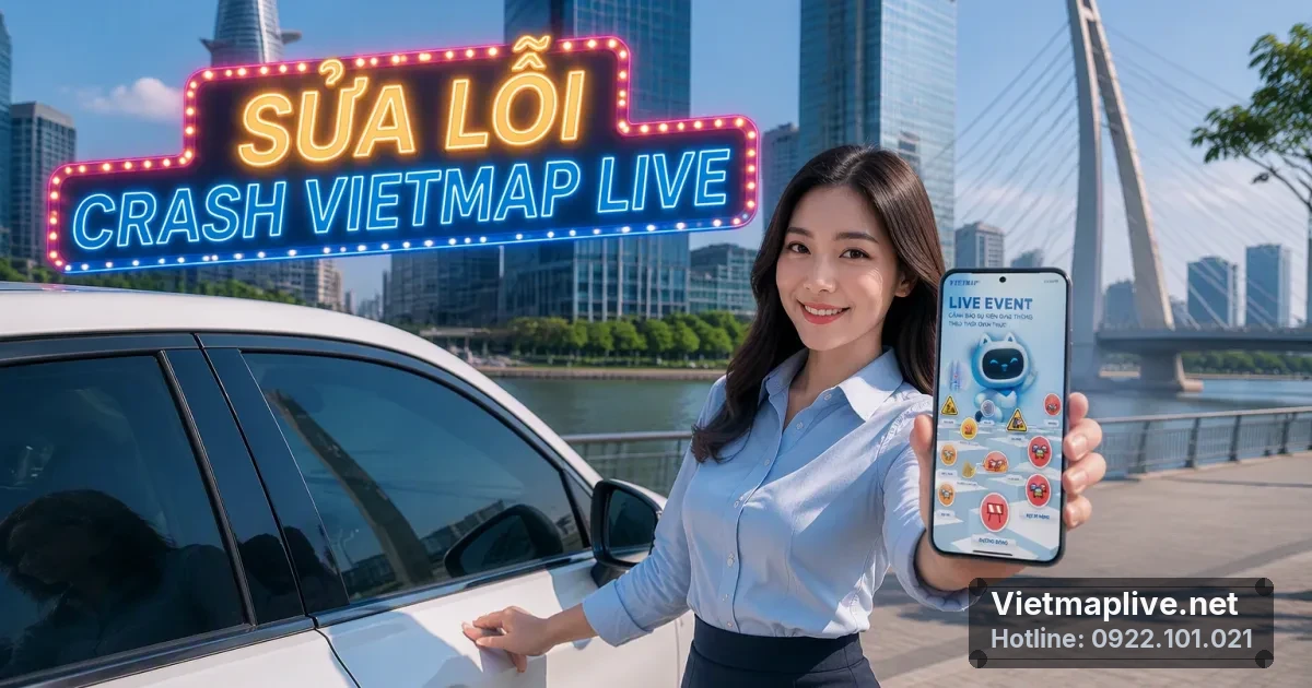 Khắc phục triệt để lỗi văng ứng dụng Vietmap Live khi đang lái xe