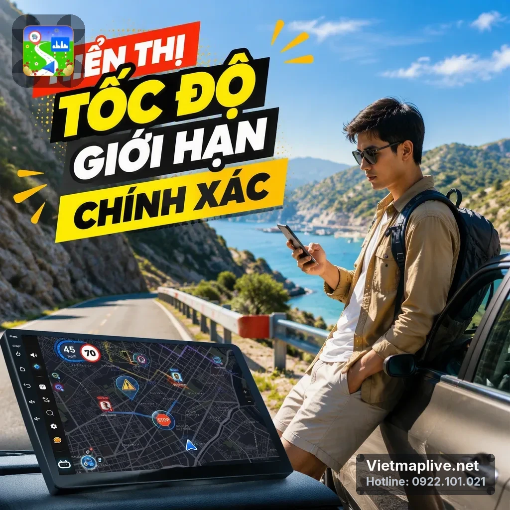 Kết nối VietMap Live Pro với màn hình Zin qua Apple CarPlay
