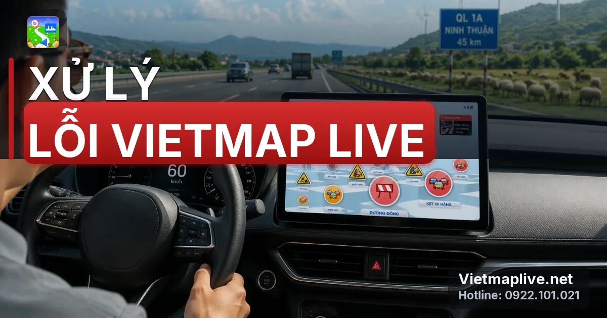 Top 5 lỗi VietMap Live và cách xử lý đơn giản nhất