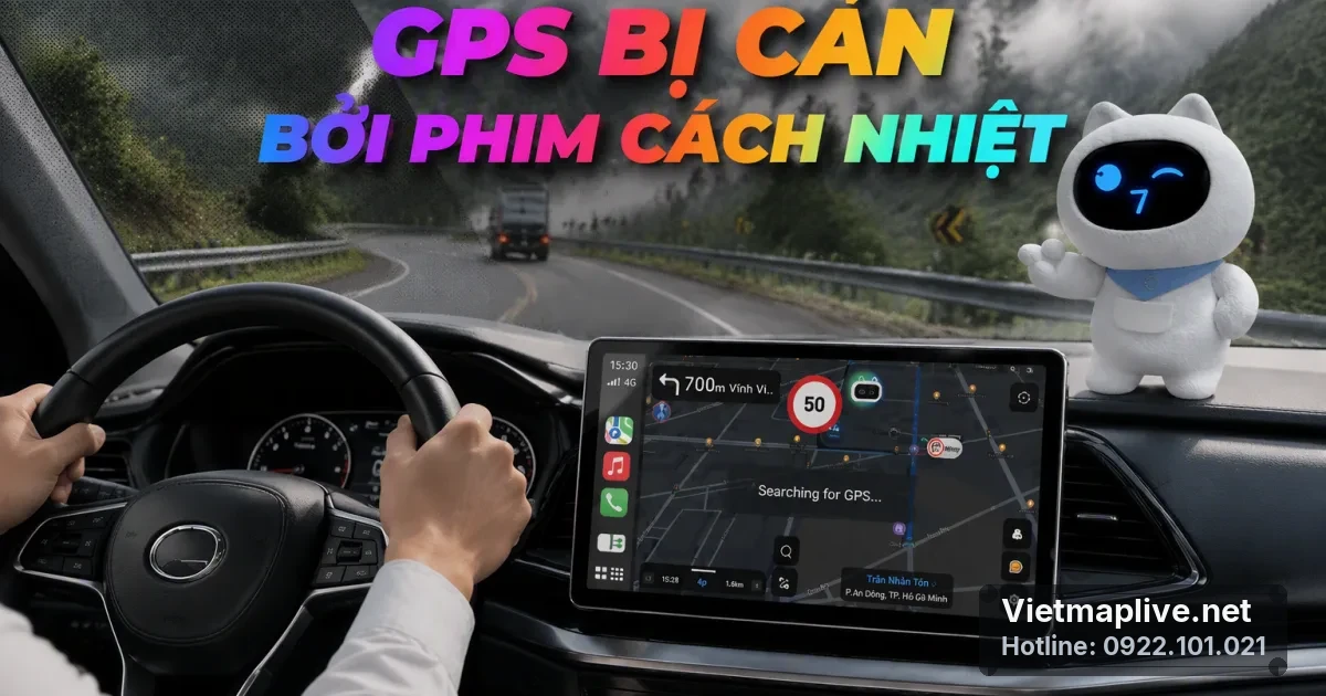 Phim cách nhiệt cản sóng GPS: Nguyên nhân và cách khắc phục triệt để
