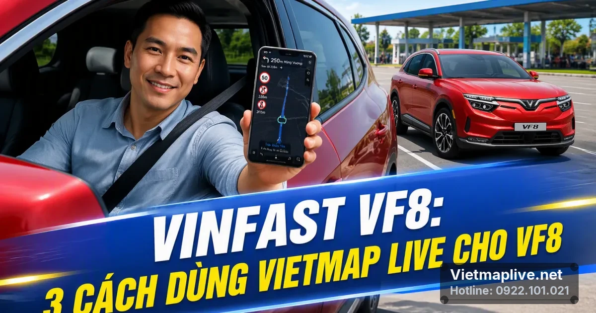 Cách Sử Dụng Vietmap Live Cho VinFast VF8: Tối Ưu Hóa Trải Nghiệm Lái Xe
