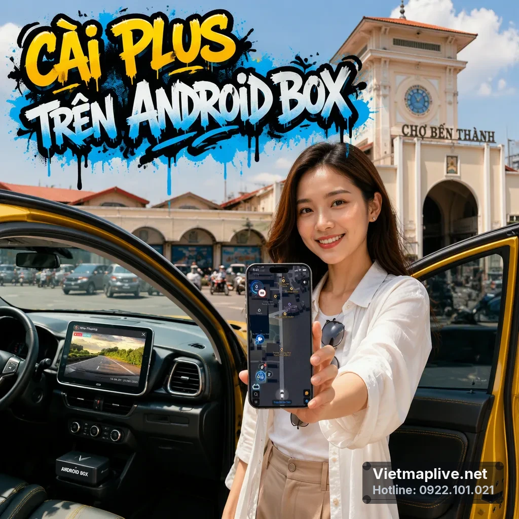 Cài Vietmap Live Plus trên Android Box trong VF2