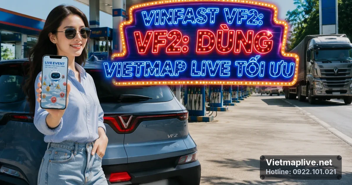 Cách Dùng Vietmap Live Cho VF2: Giải Pháp Dẫn Đường Đô Thị Tối Ưu