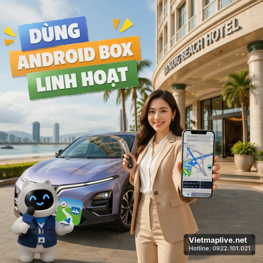 Android Box sử dụng trên VinFast VF6