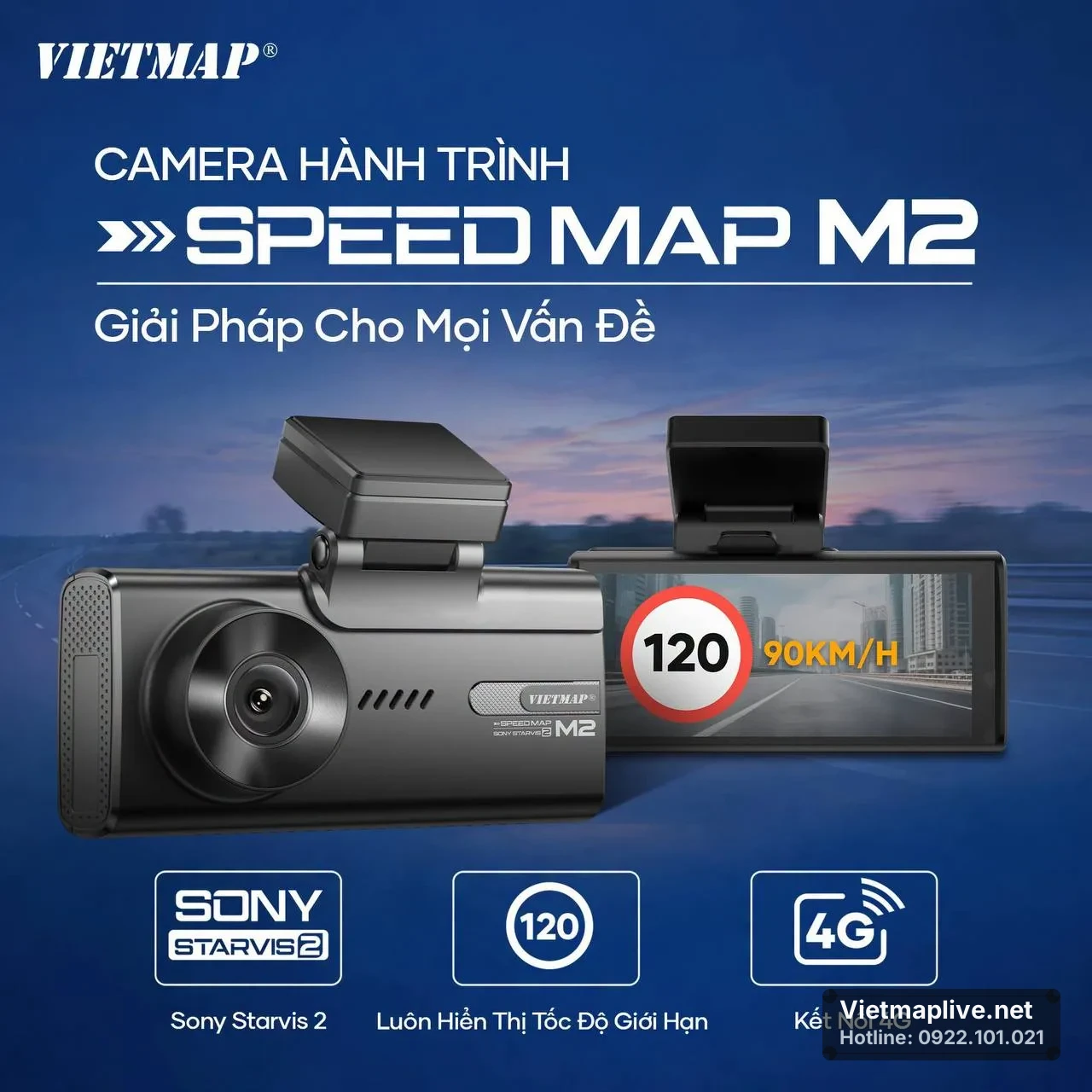 Tại sao VietMap SpeedMap M2 là giải pháp hoàn hảo cho hành trình an toàn vào ban đêm?