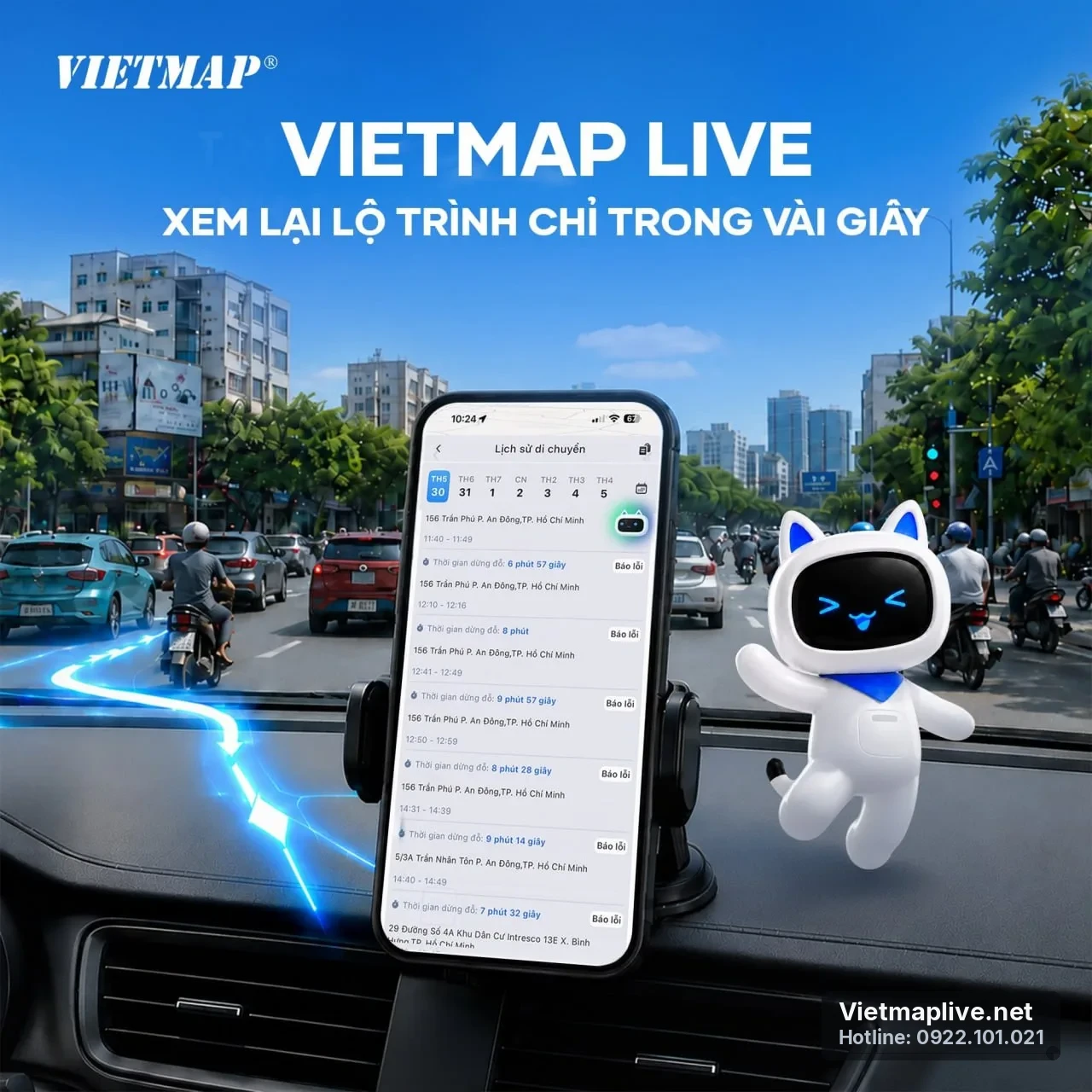 Xem Lại Lộ Trình Trên VietMap Live: Giải Pháp Lưu Trữ Hành Trình Hiệu Quả