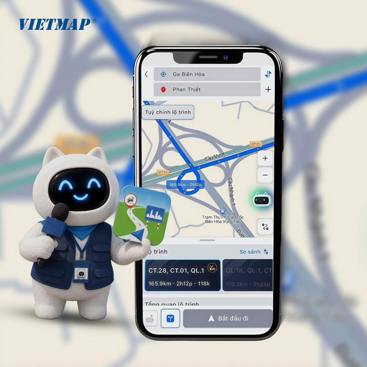 Cập nhật nút giao Long Thành trên VietMap Live: Lộ trình tối ưu cho bác tài